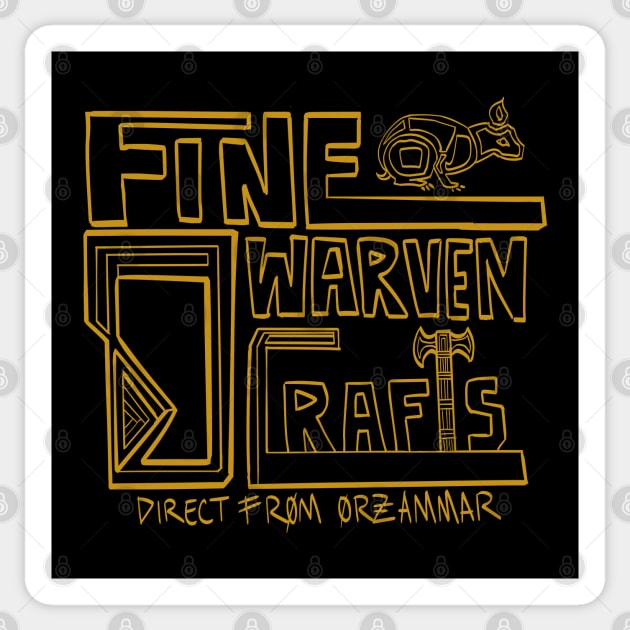 Fine Dwarven Crafts Sticker by manicgremlin